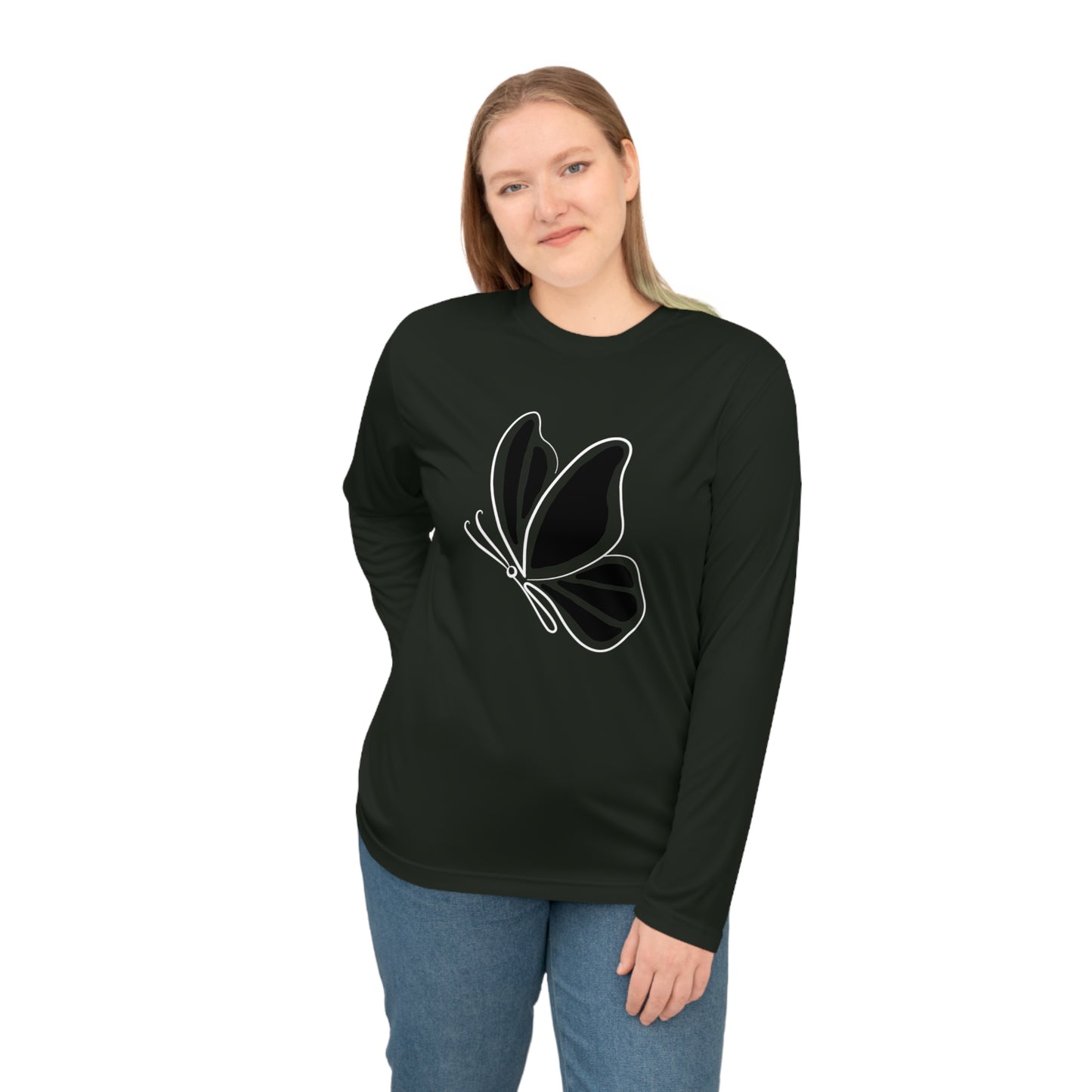 Butterfly Silhouette Long-Sleeve (Performance)
