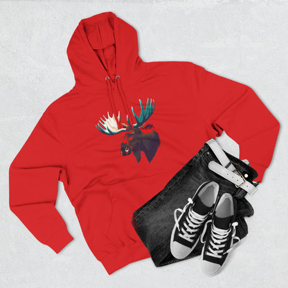 Moose Icon - Fleece Hoodie