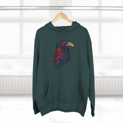 Raven Icon - Fleece Hoodie