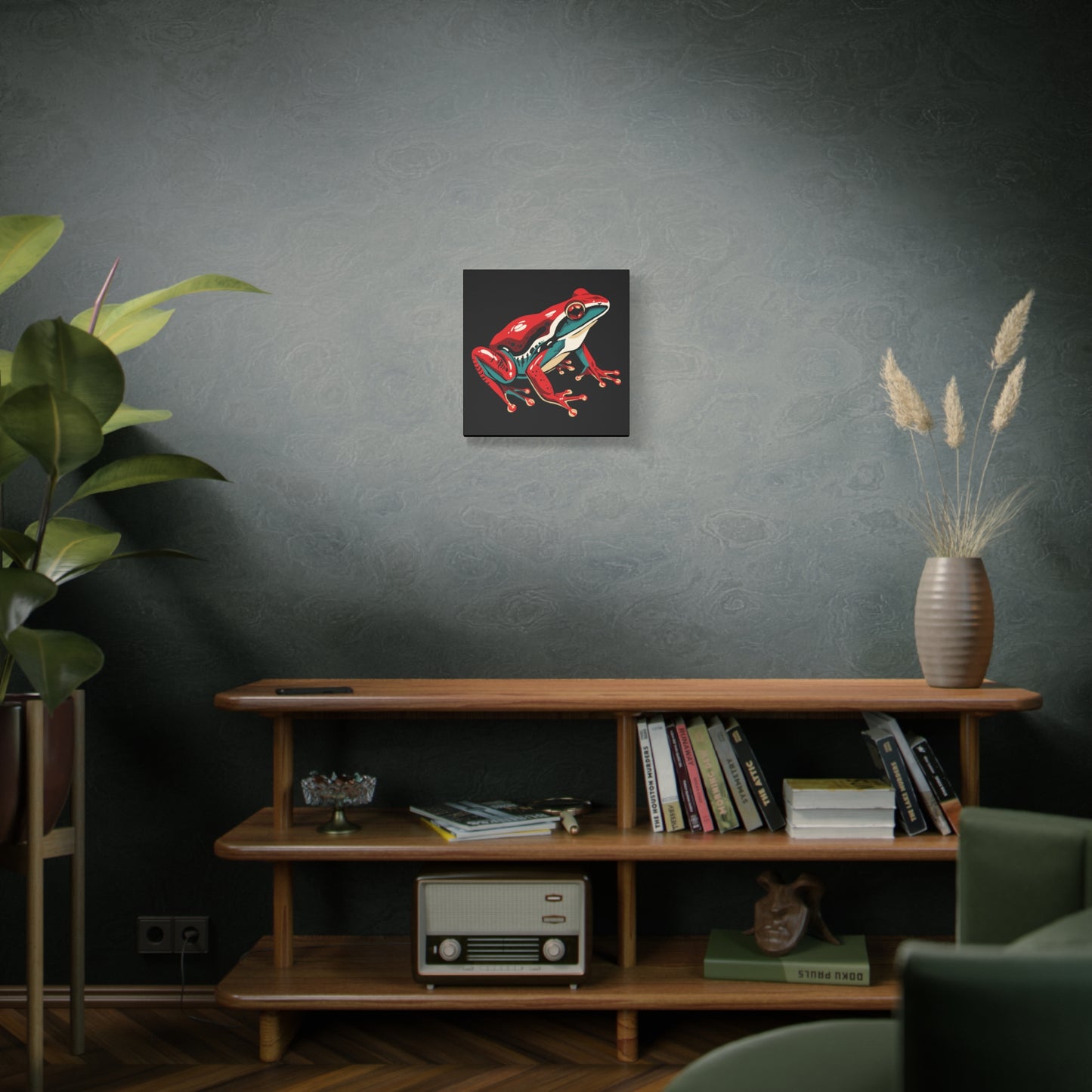 Wood Frog Icon Canvas