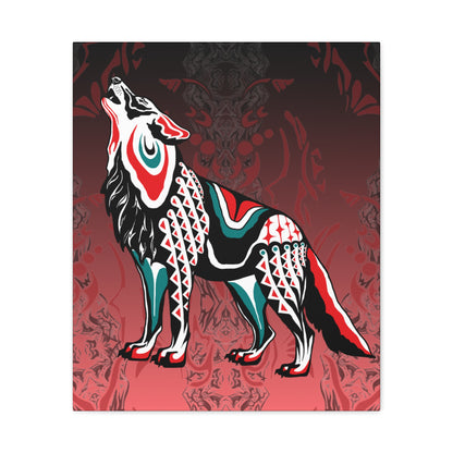 Howling Wolf Canvas