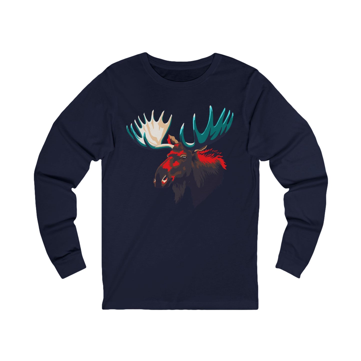 Moose Icon - Long-Sleeve Tee