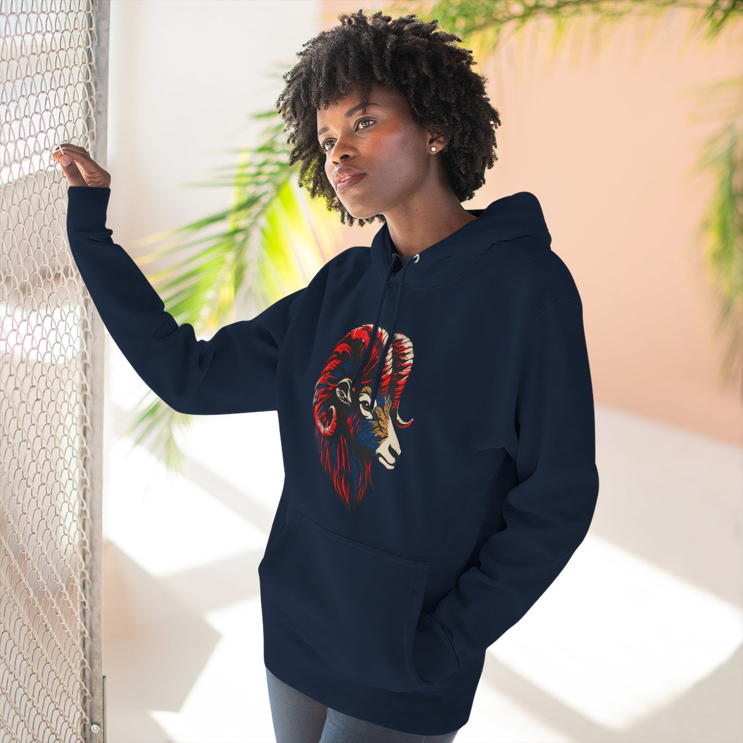Dall Sheep Icon - Fleece Hoodie