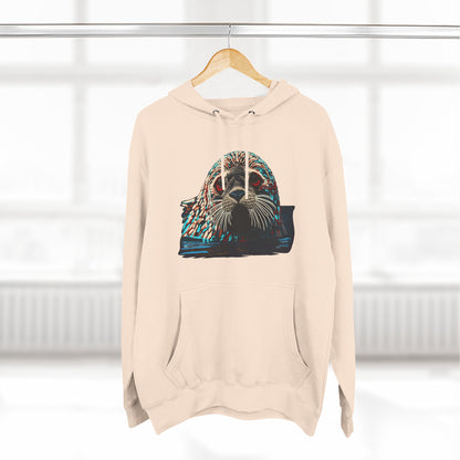 Harbor Seal Icon - Fleece Hoodie