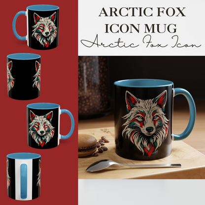 Arctic Fox Icon Mug