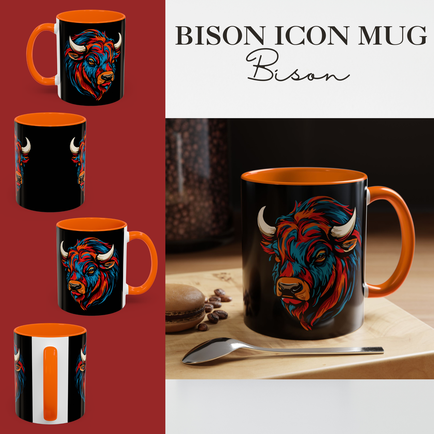 Bison Icon Mug