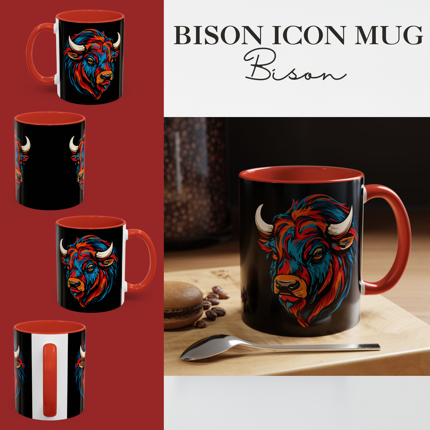 Bison Icon Mug
