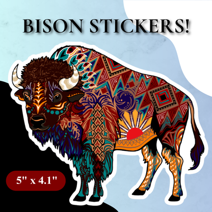 Bison Sticker