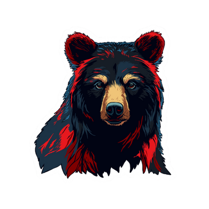 Black Bear Icon Sticker