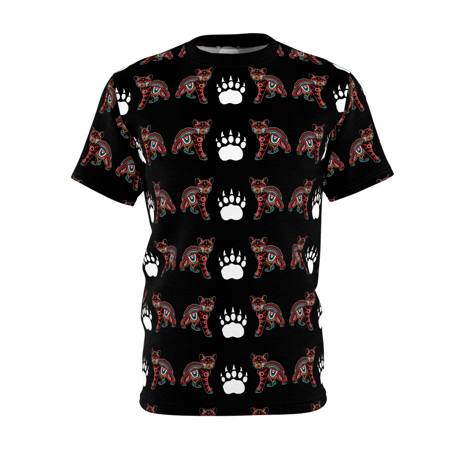 Black Bear Cub Wallpaper T-Shirt