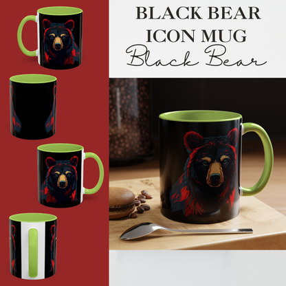 Black Bear Icon Mug