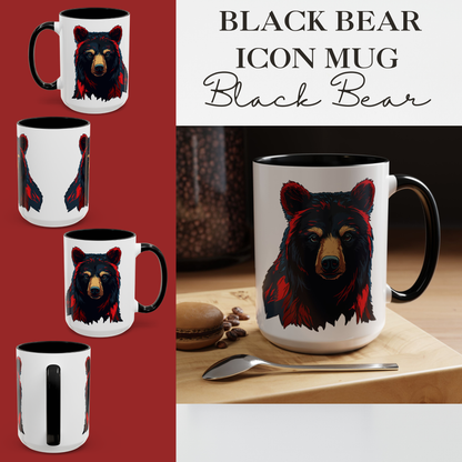 Black Bear Icon Mug