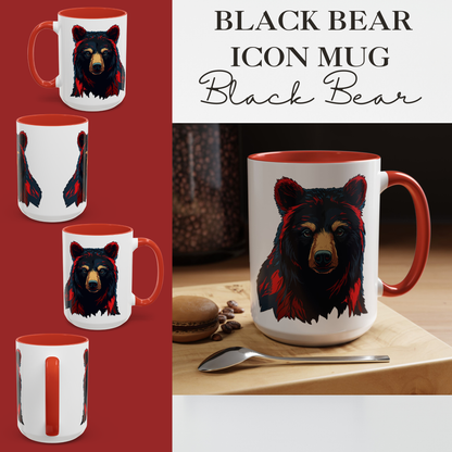 Black Bear Icon Mug