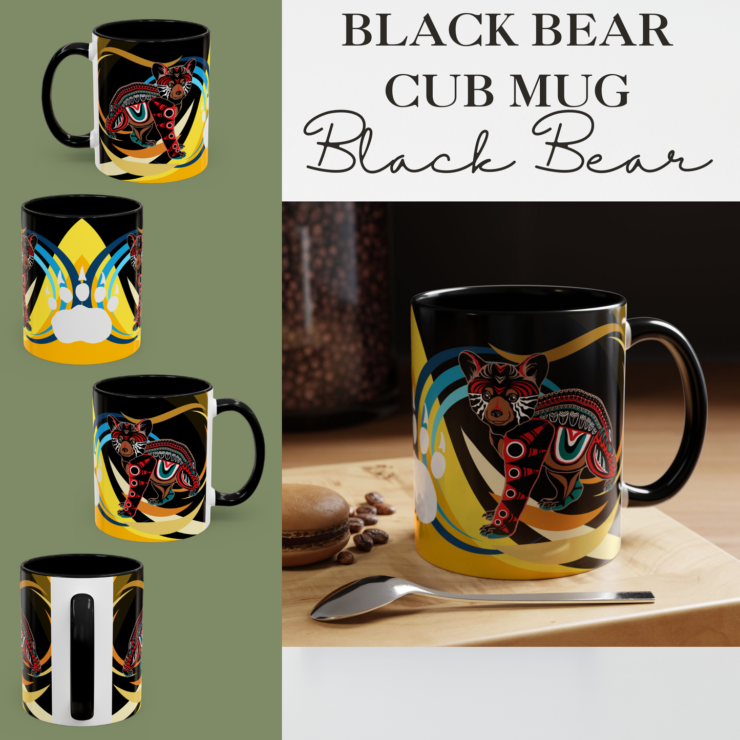 Black Bear Cub Mug