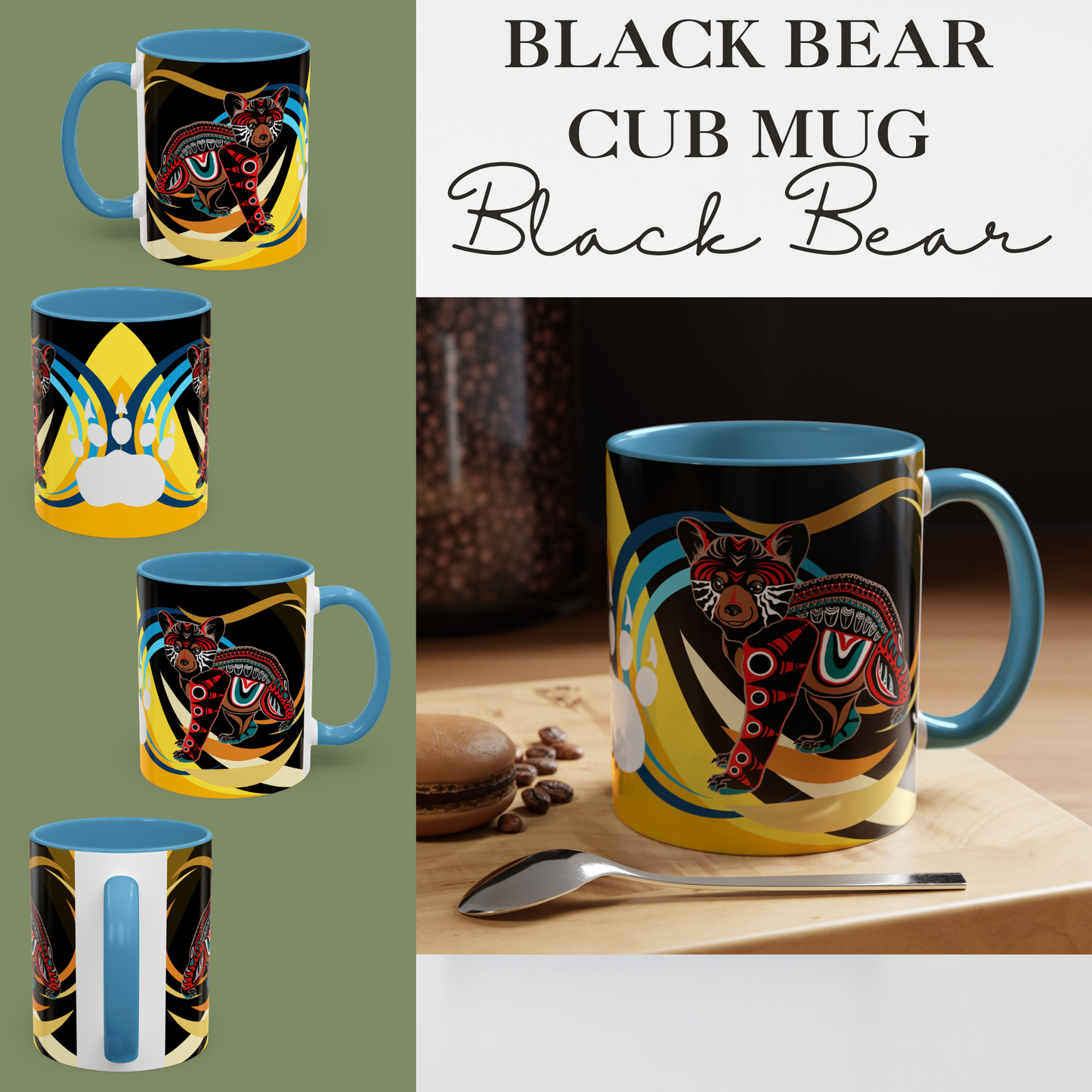 Black Bear Cub Mug