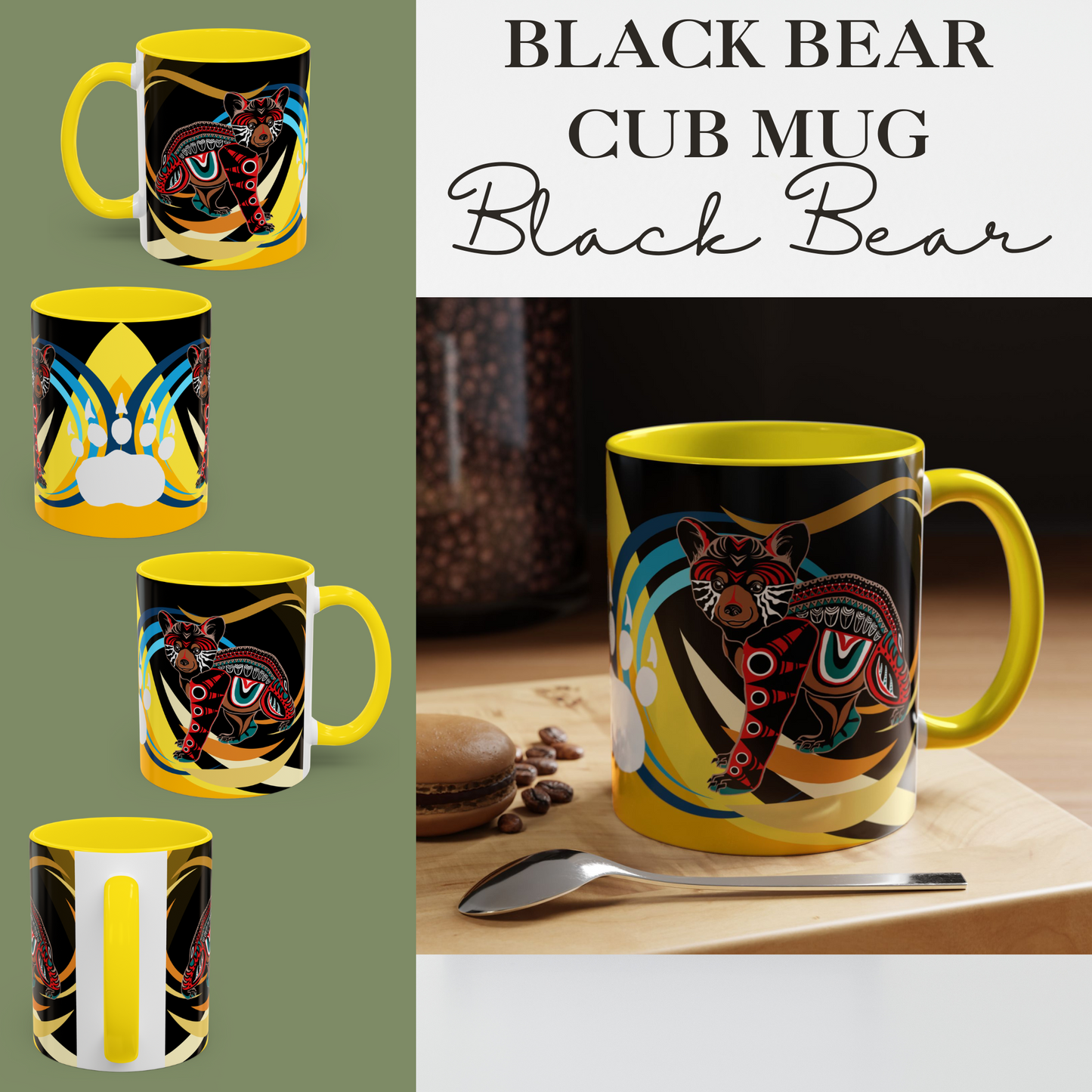 Black Bear Cub Mug