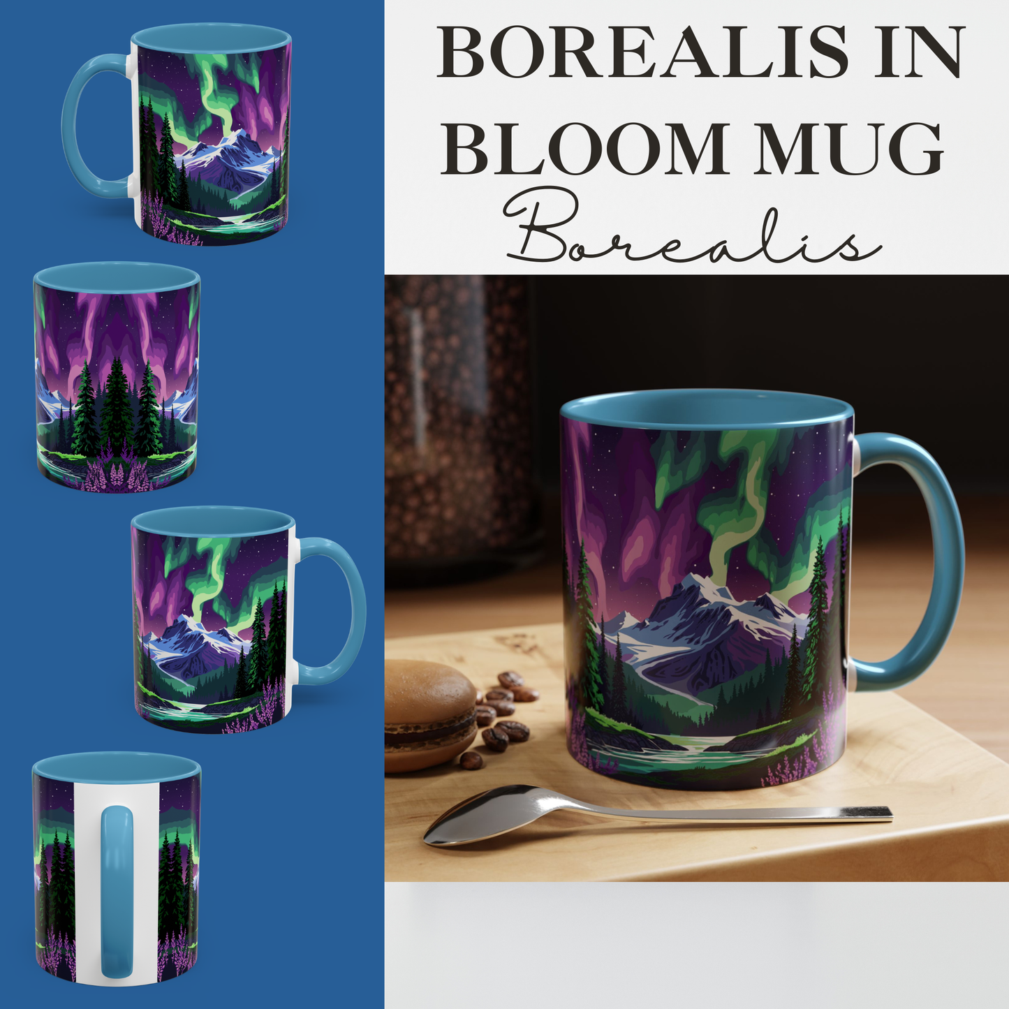 Borealis in Bloom Mug