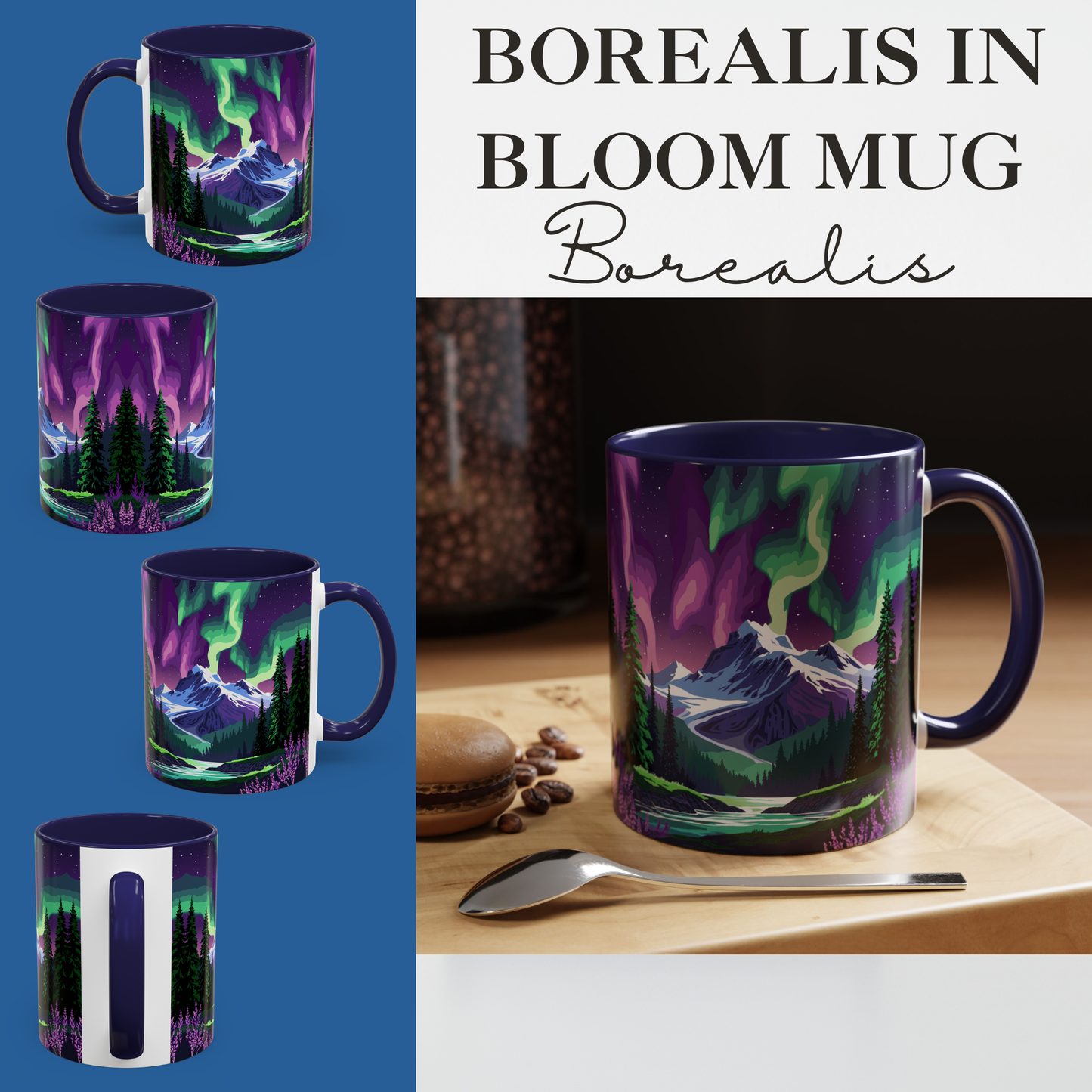Borealis in Bloom Mug