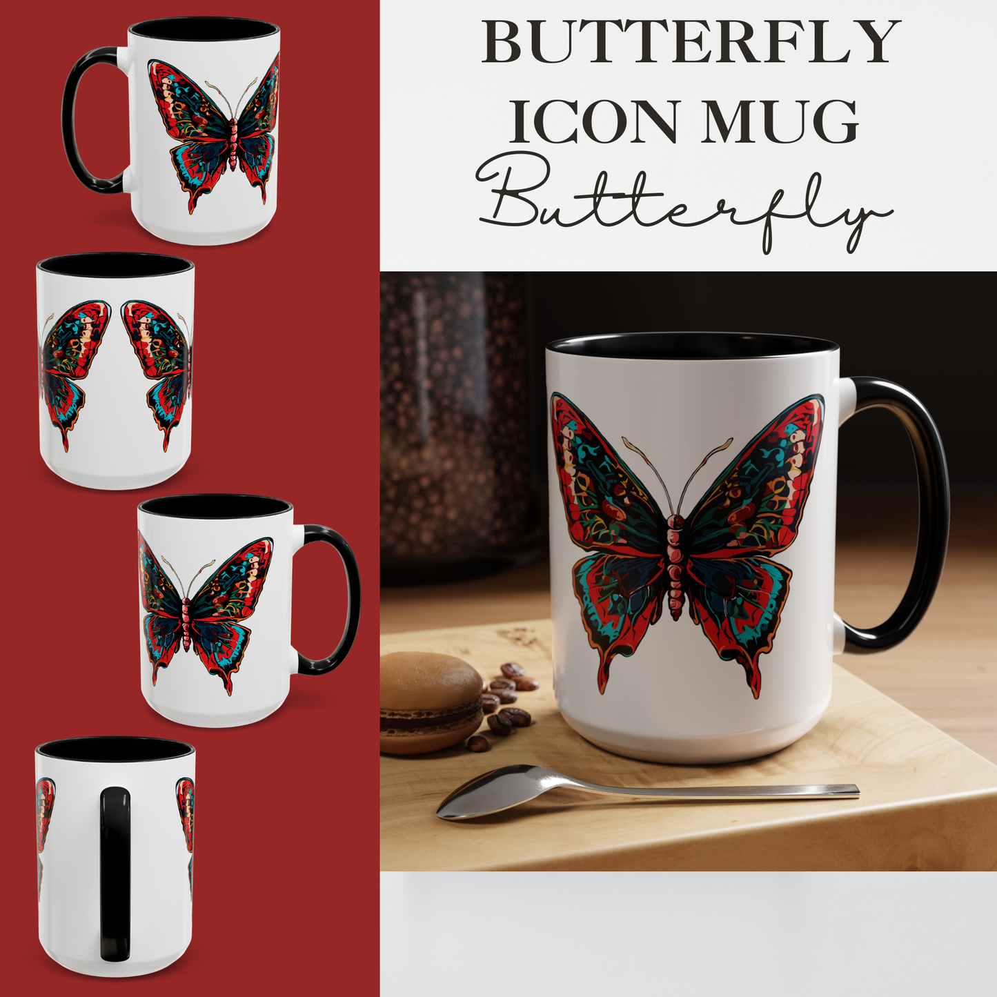 Butterfly Icon Mug