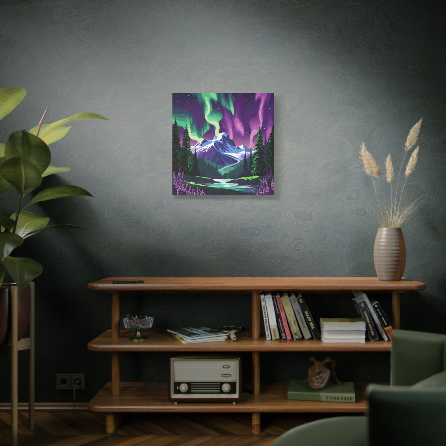 Borealis in Bloom Canvas