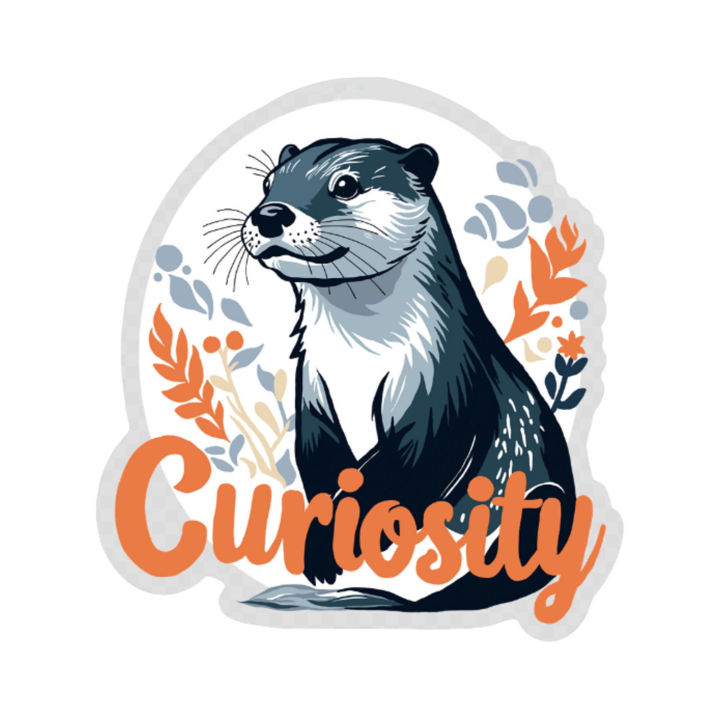 Curiosity Otter Sticker