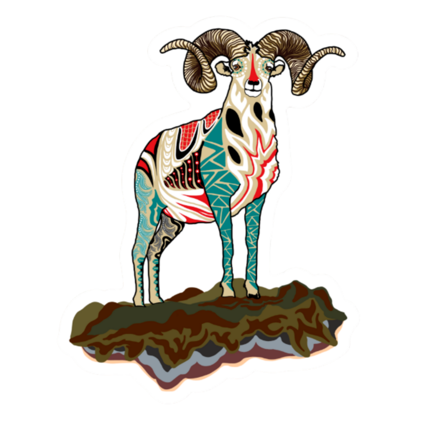 Dall Sheep Sticker