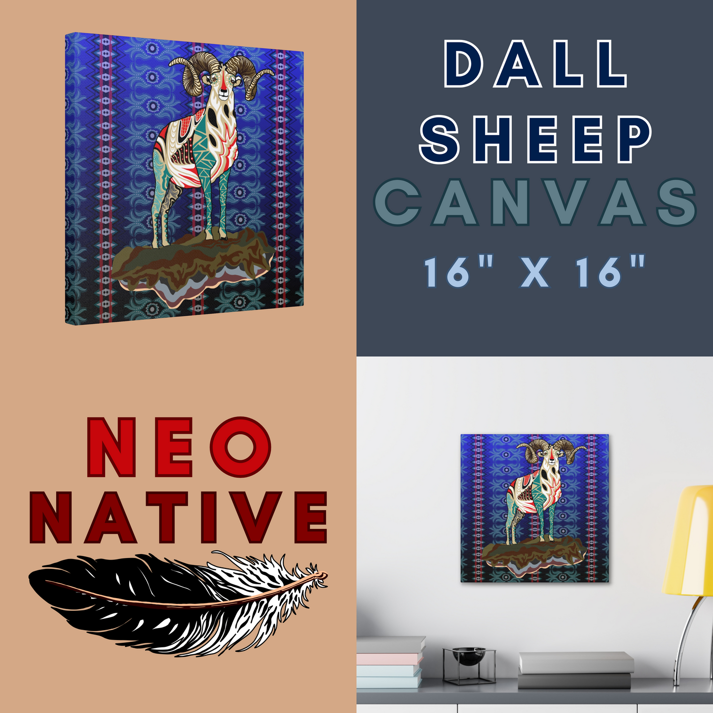 Dall Sheep Canvas