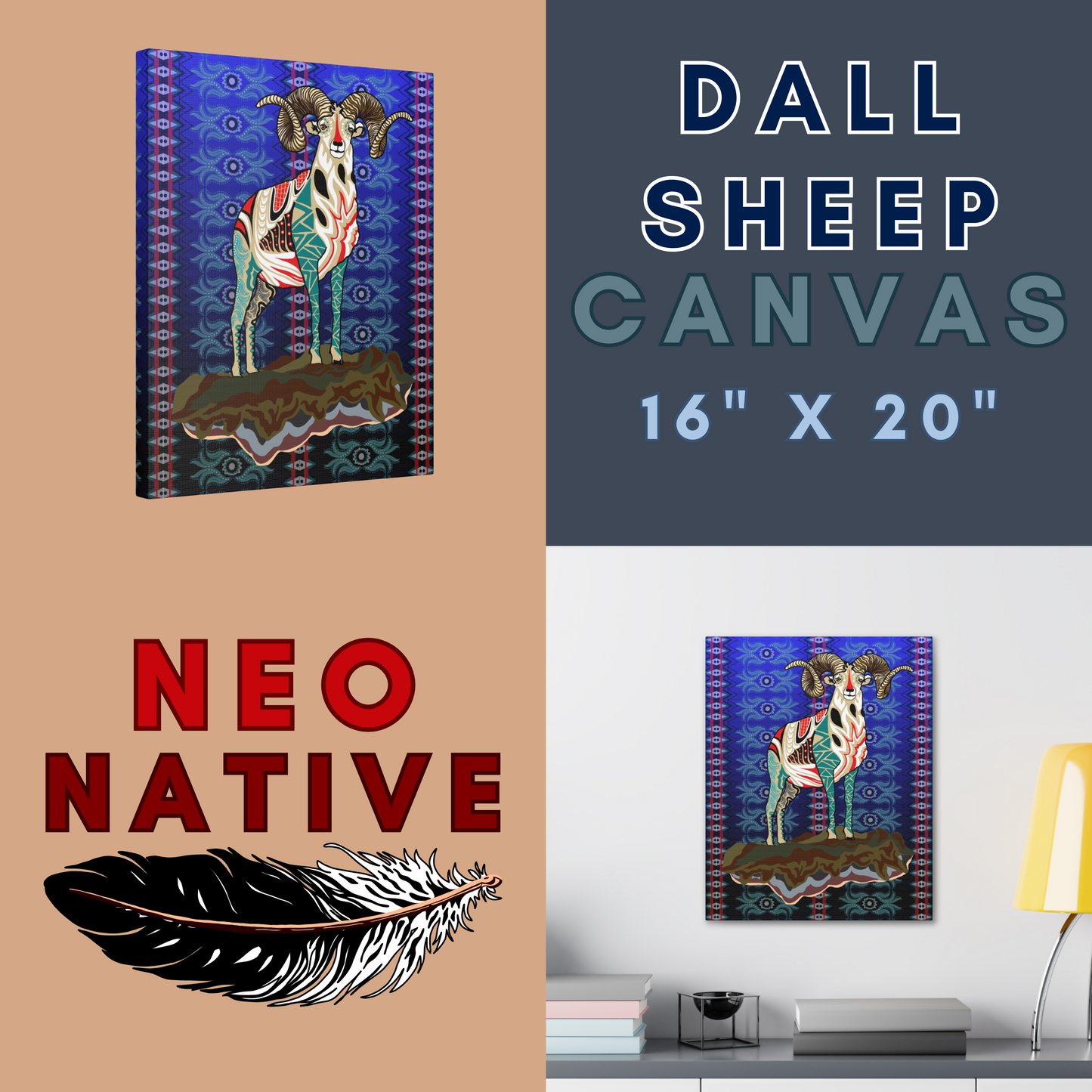 Dall Sheep Canvas