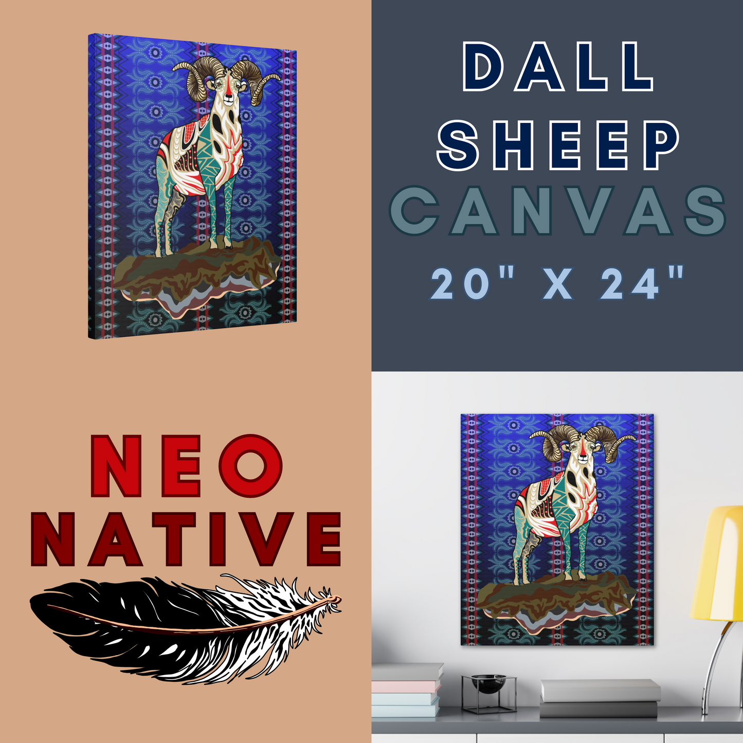 Dall Sheep Canvas