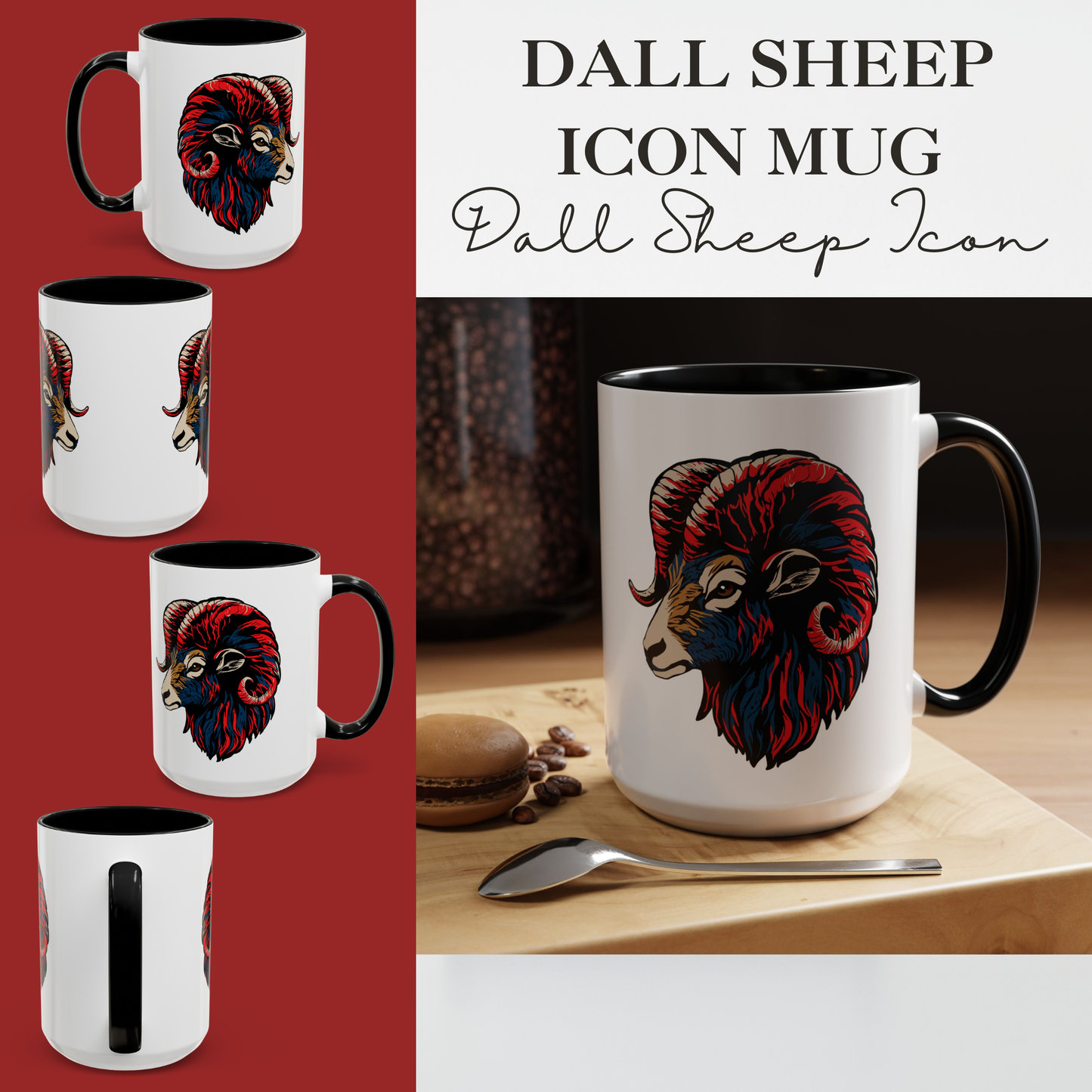 Dall Sheep Icon Mug