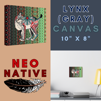 Gray Lynx Canvas