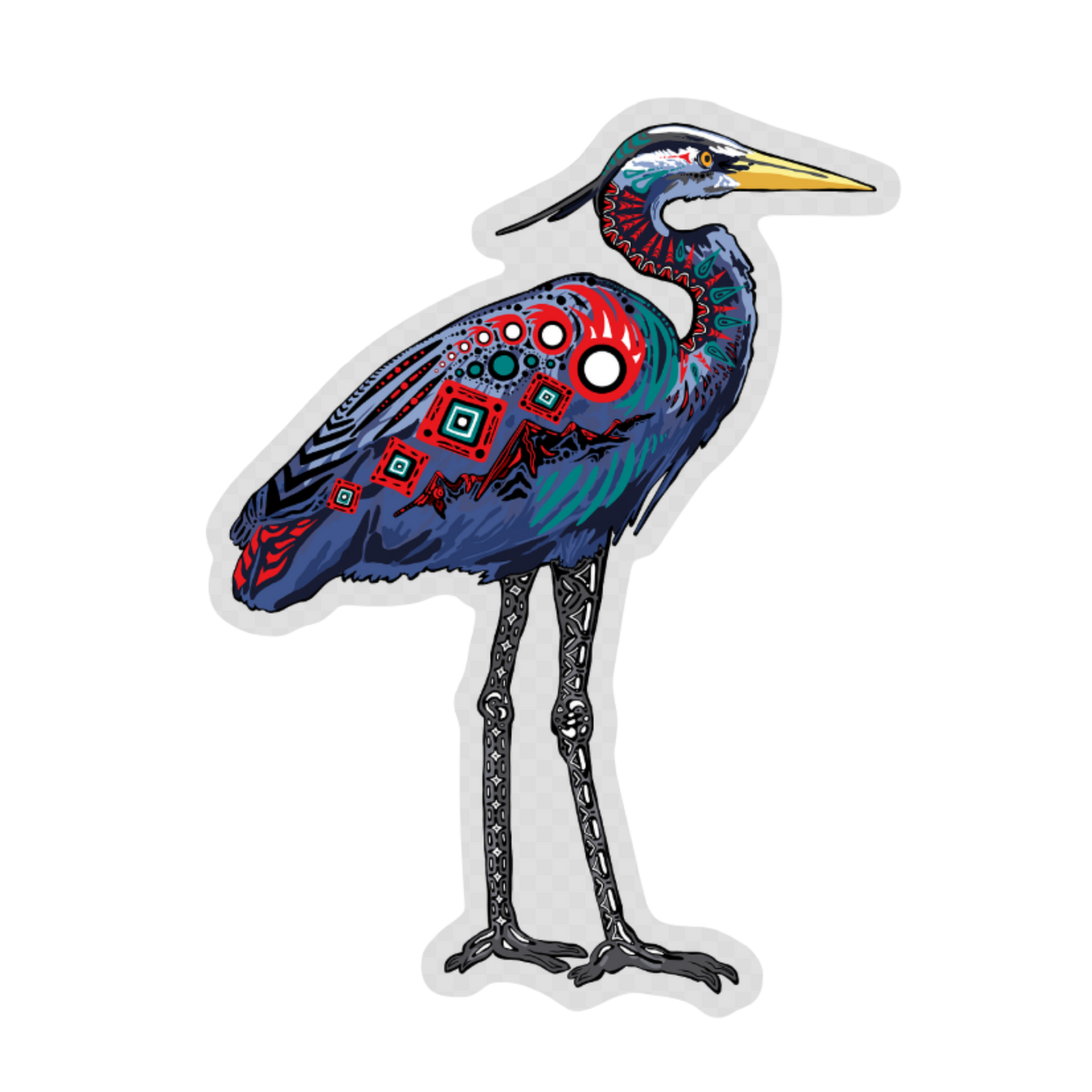 Great Blue Heron Sticker