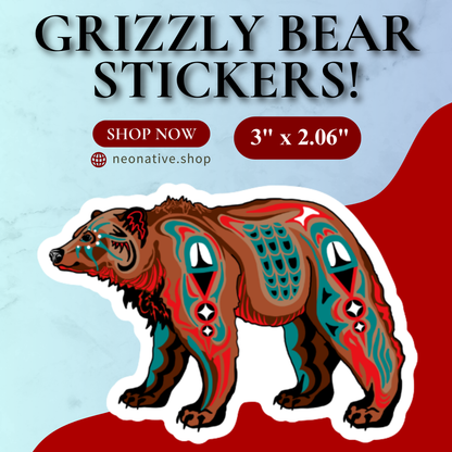 Grizzly Bear Sticker
