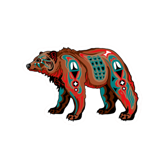 Grizzly Bear Sticker
