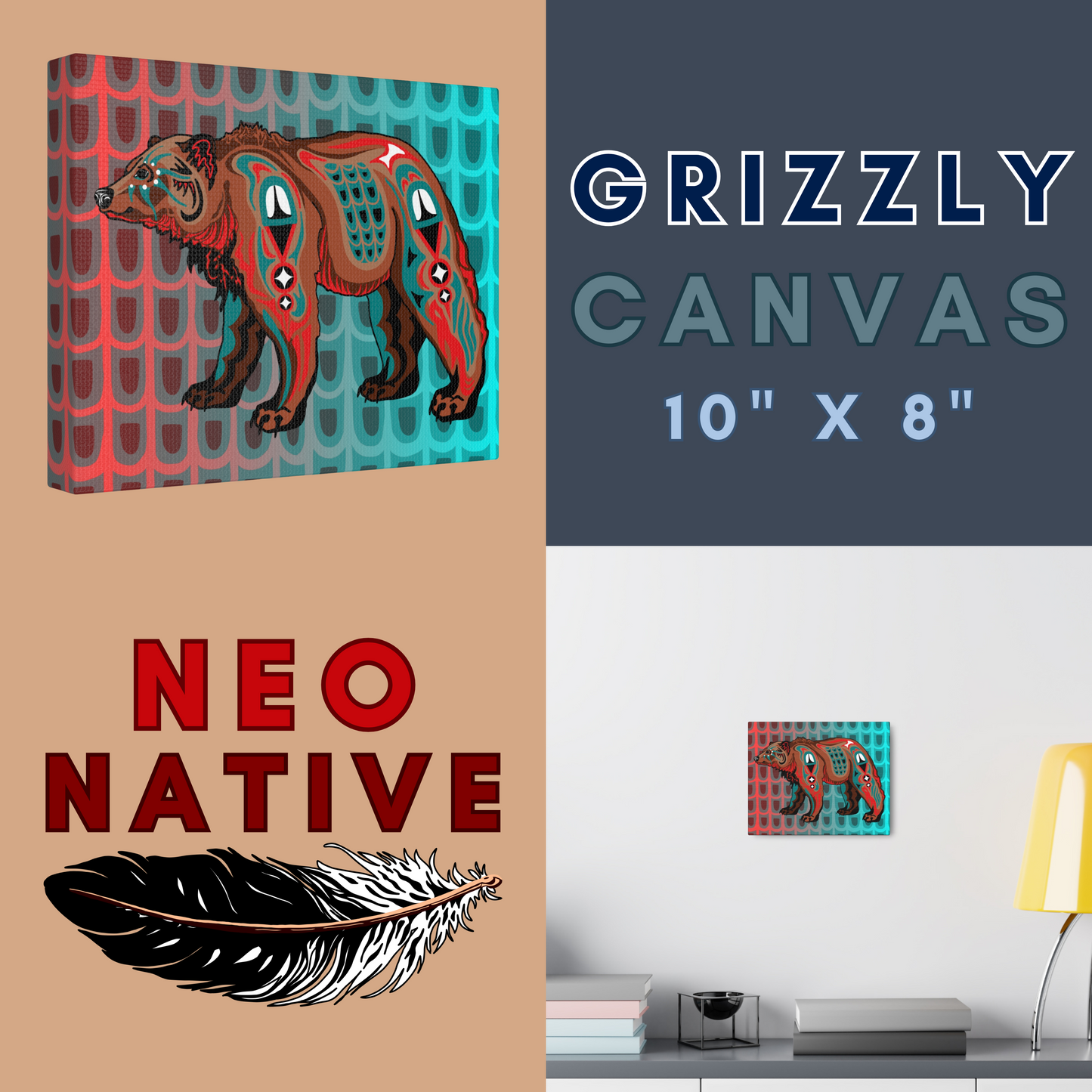 Grizzly Canvas