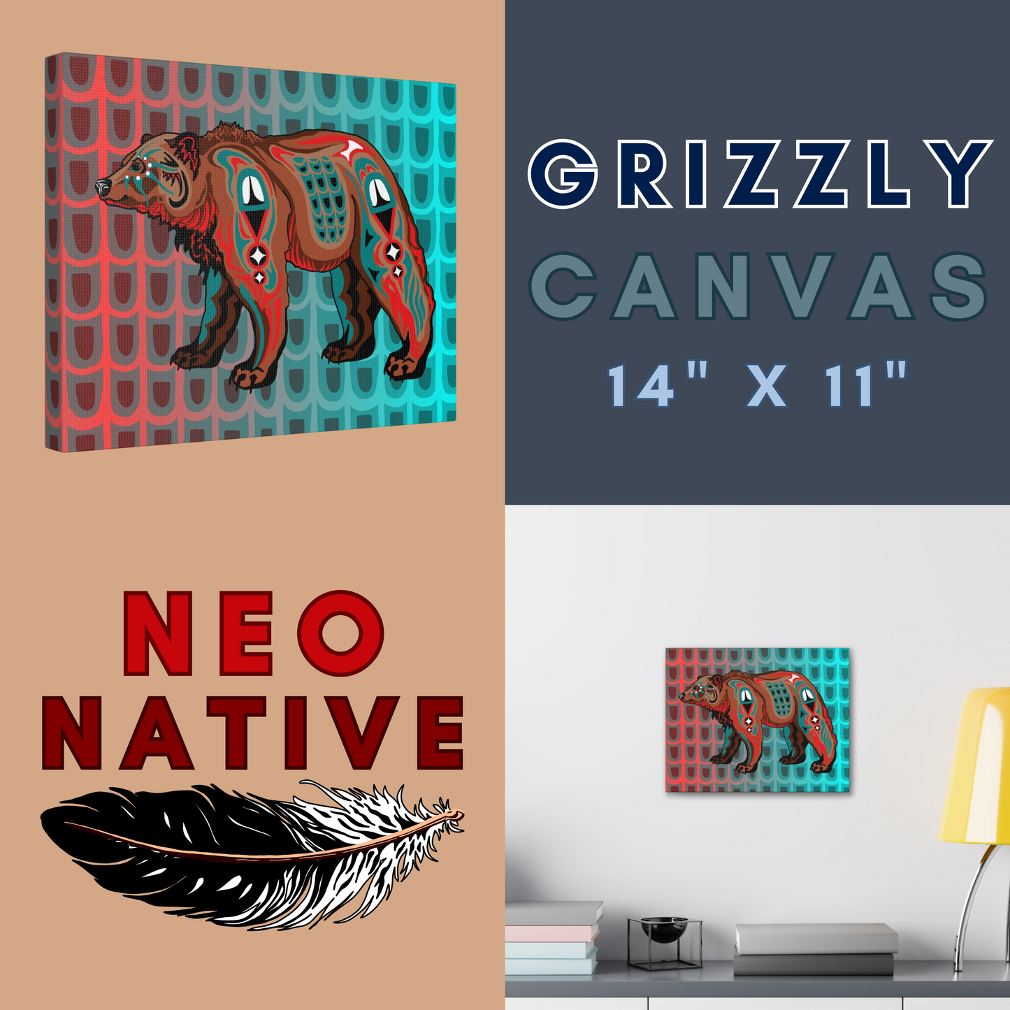 Grizzly Canvas
