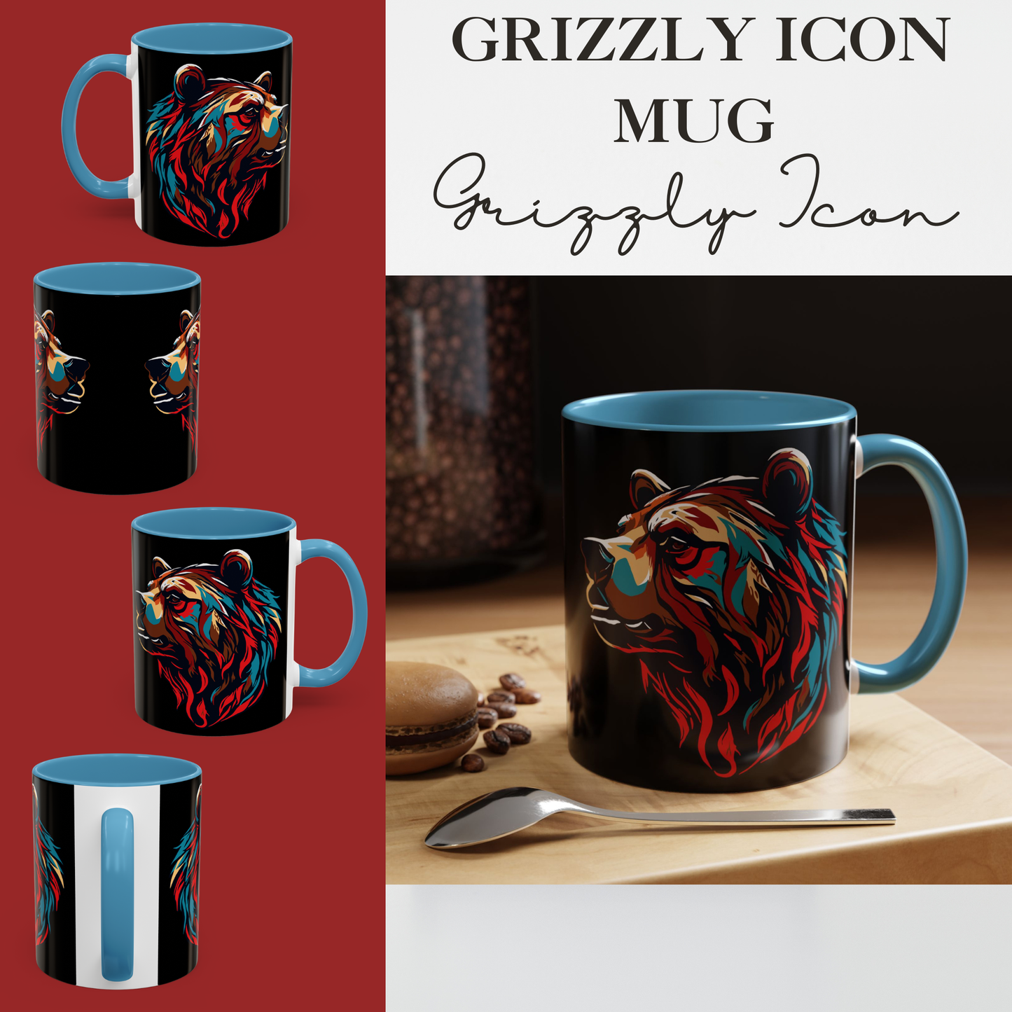 Grizzly Icon Mug