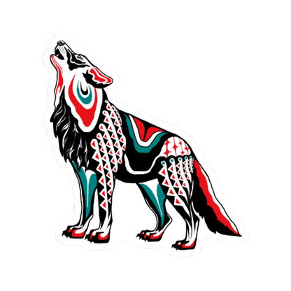 Howling Wolf Sticker