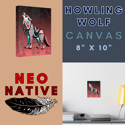 Howling Wolf Canvas