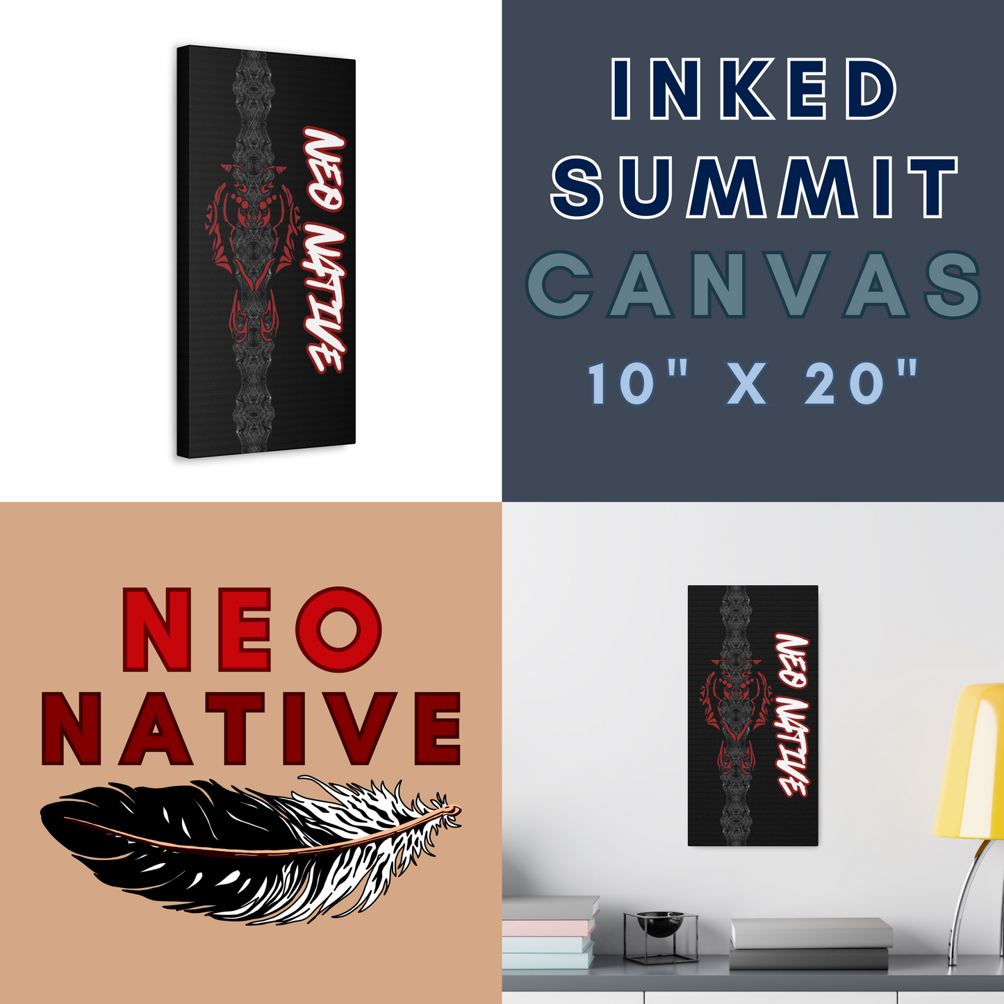 Inked Summit Canvas