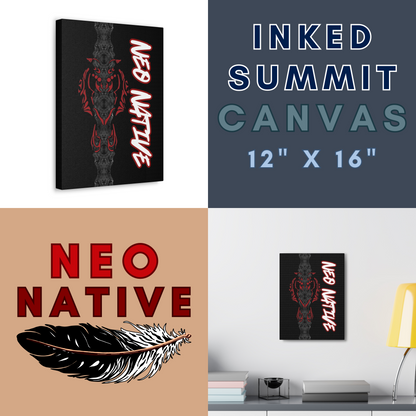Inked Summit Canvas