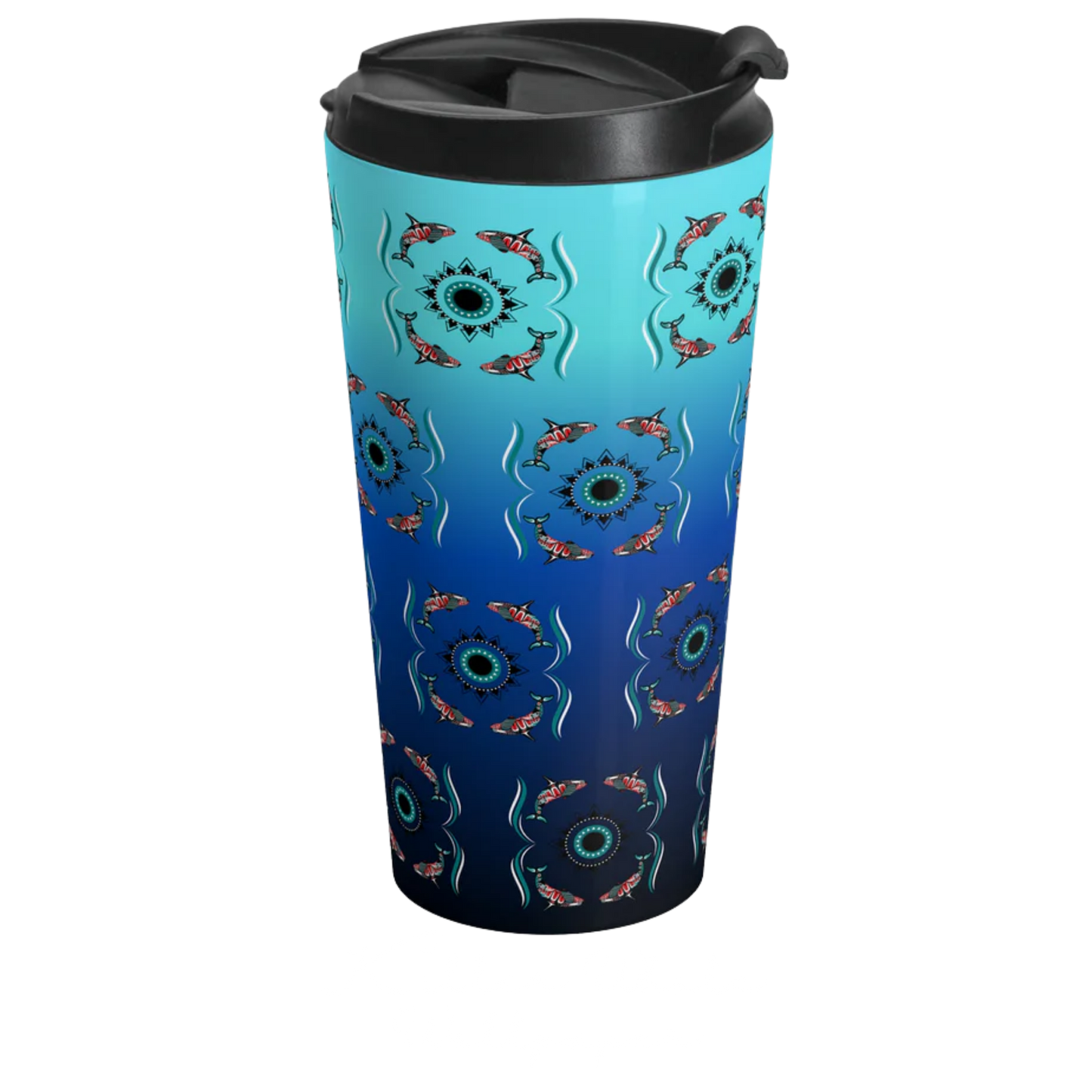 Killer Whale Wallpaper -Travel Mug