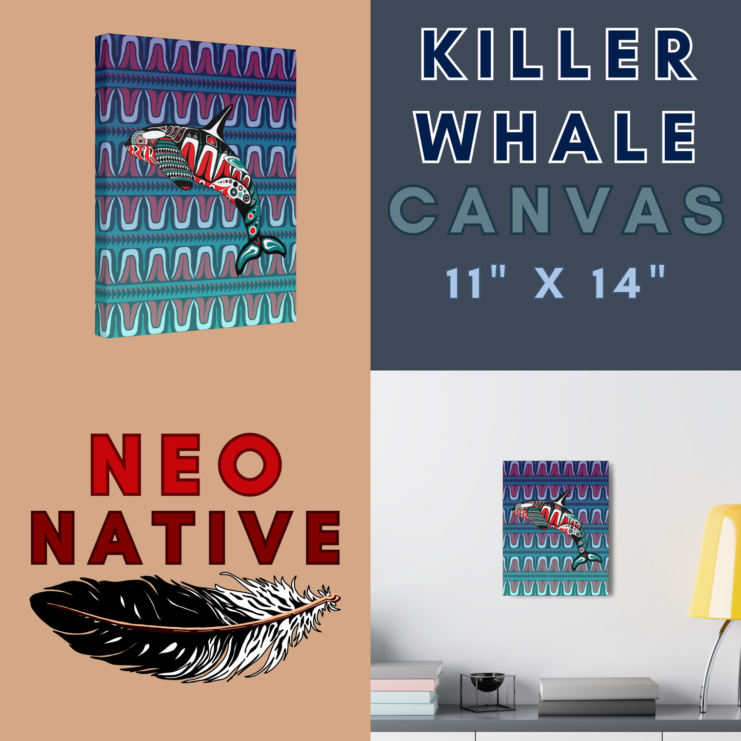 Killer Whale Canvas