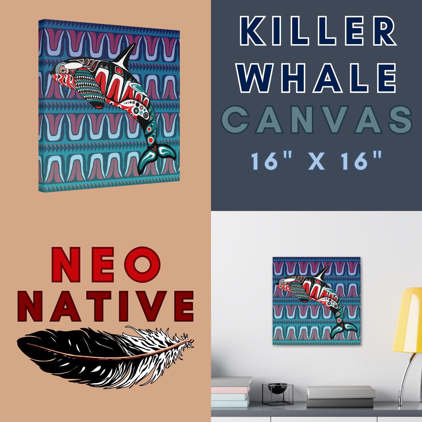 Killer Whale Canvas