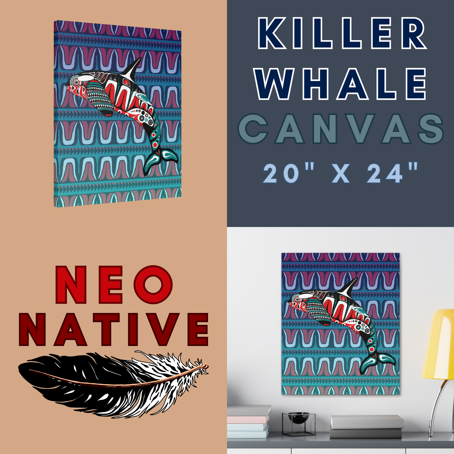 Killer Whale Canvas