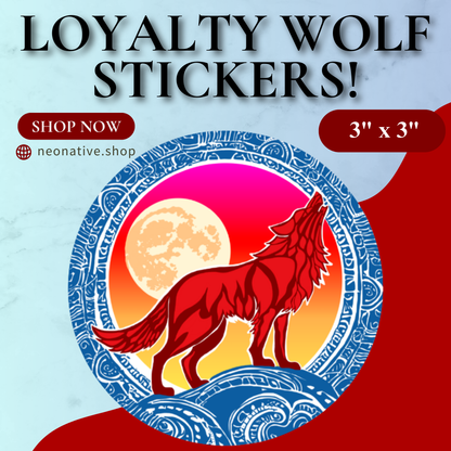 Loyalty Wolf Sticker