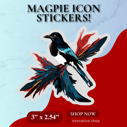Magpie Icon Sticker