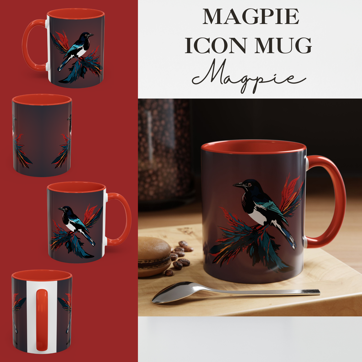 Magpie Icon Mug