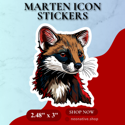 Marten Icon Sticker