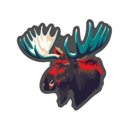 Moose Icon Sticker